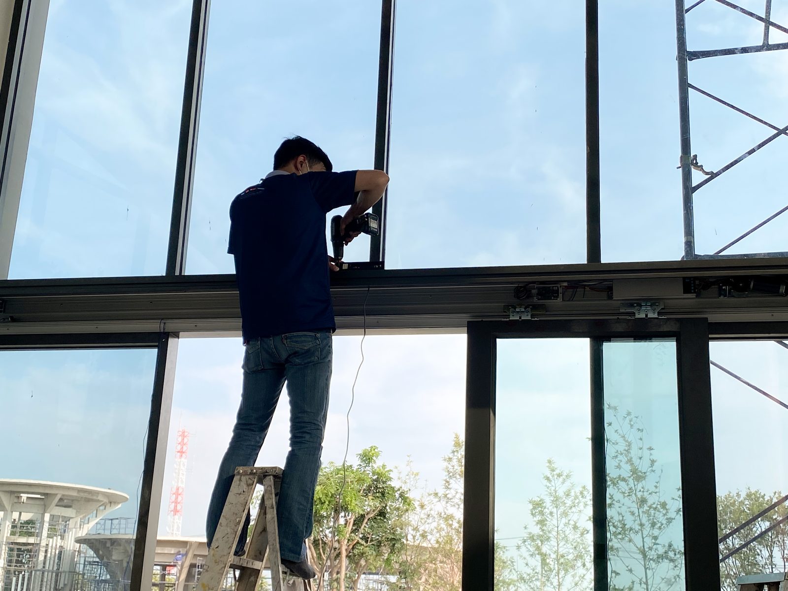 GU service technician on site